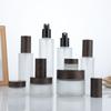 Frosted Wood Grain Cover Cream Bottle Cream Bottle Lotion Bottle Spray Bottle Storage Bottle Pump Bottle Storage Bottle Silk Screen Gilding