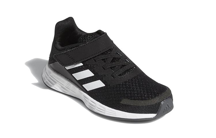 adidas Duramo Sl Breathable Low Top Running Shoes Black White Children Aged 3 7 Years Old FX7314