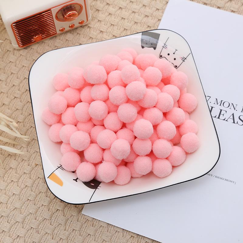 2.5cm High Elastic Plush Balls - Handmade DIY Toys & Decorative Accessories