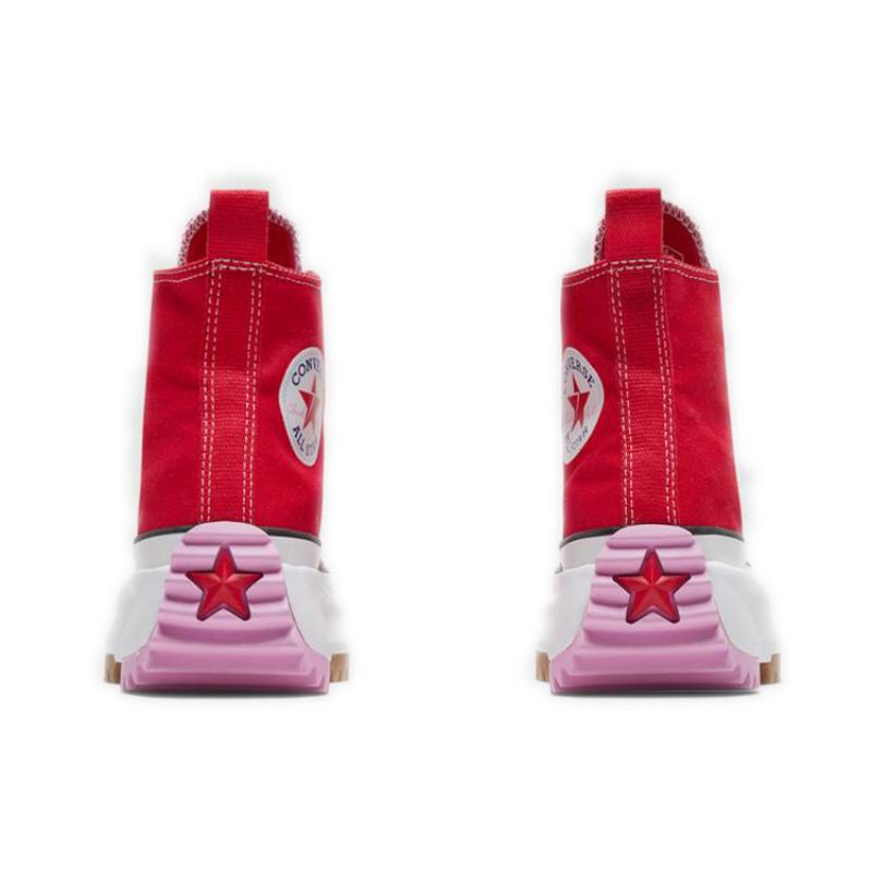 Converse Run Star Hike Fashionable and Comfortable Versatile Casual High-top Canvas Shoes Unisex Red