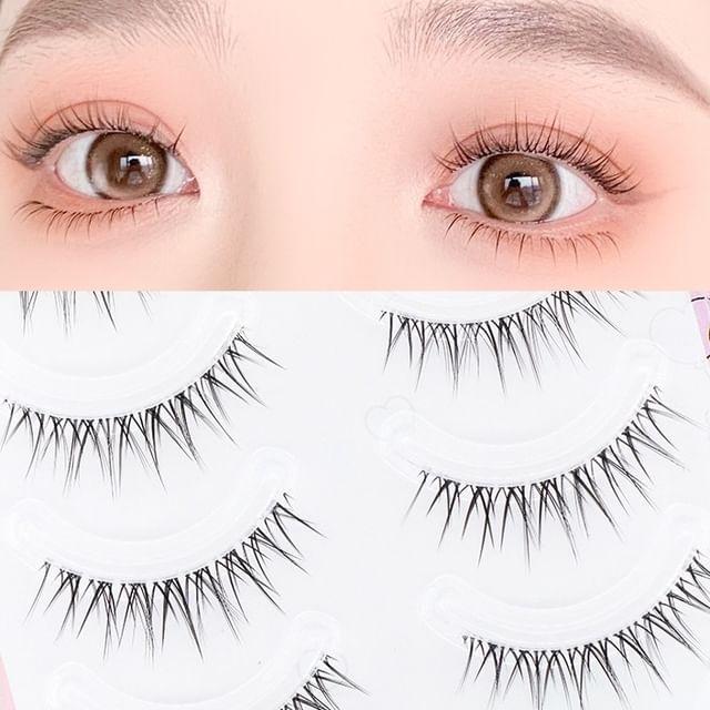 Бонни Вспышка - Накладные ресницы W-4 - Black - One Size