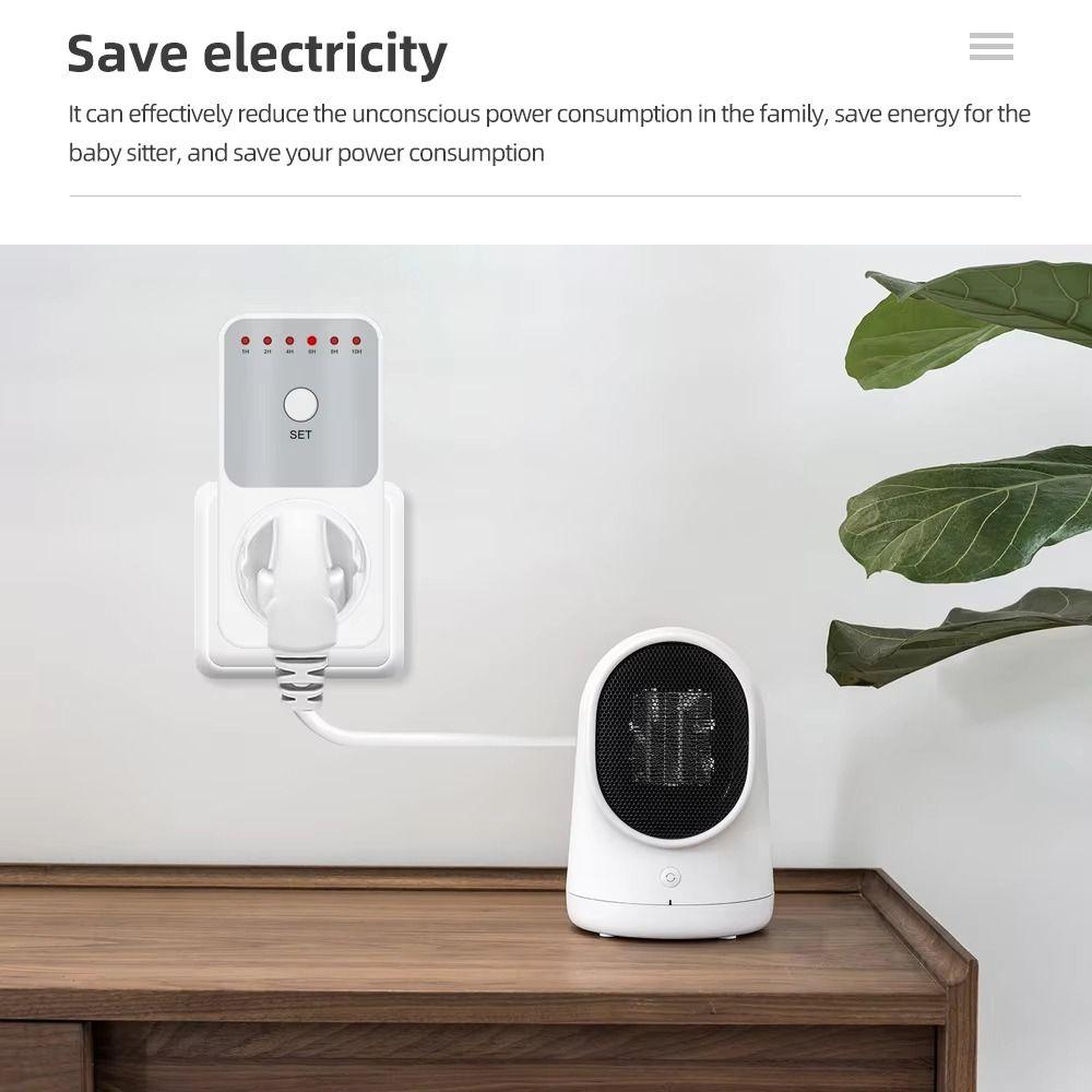 Countdown Time Electronic Wattmeter Plug-in Setting Switch Timer 10Hr Timer Switch  Household