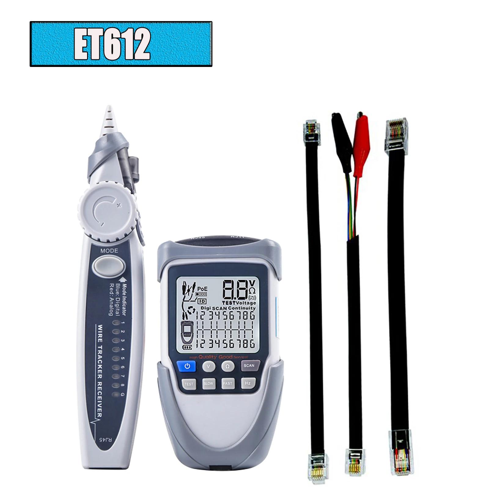 NF-8209/488 Трассировщик кабелей RJ45 POE сетевой Проверка проводов кабельный тестер Тестовый инструмент для сети Сканирование Карты сети utp Тестер PoE Проверка PoE