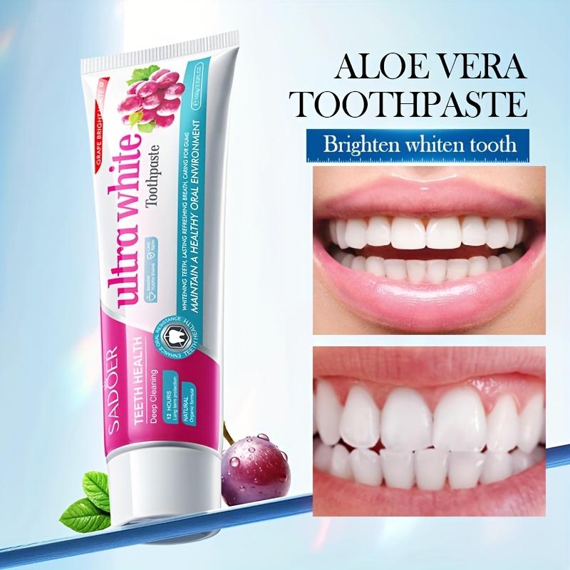 100gGrape Whitening Toothpaste, Fresh Breath, Clean The Mouth,Remove Tooth Dirt By Brushing Teeth,Brighten Teeth and Care for Gums Portuguese Ointment