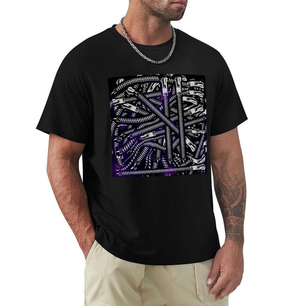 Zipper print TShirt Lightweight Running TShirt
