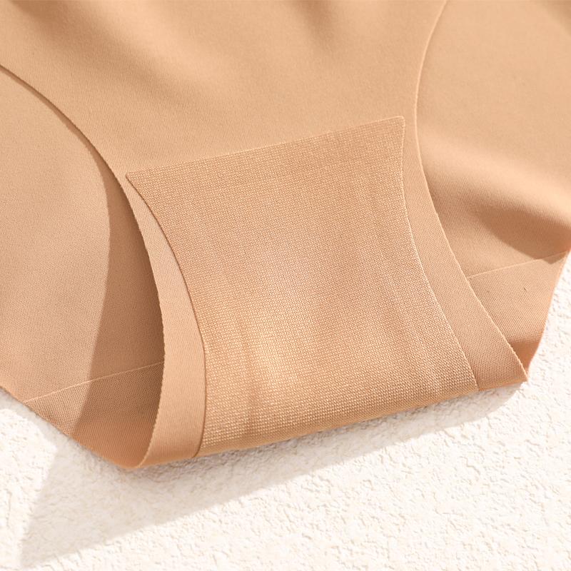 1pcs Women's High Waisted Plus Size Lace Waist Seamless Underwear, Fully Covered Hip Hugging Breathable Underwear, High-quality Comfortable Underwear