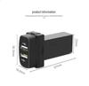Mitsubishi Dual USB Car Charger with QC3.0 Fast Charge, AUX, HDMI, and USB Flash Drive Support