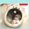 English Short Hair Cat Bed With Warm Pp Cotton For All Season Comfort
