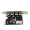 1Pcs Pci Express Pcie Usb 3.0 Hub Adapter 4 Port Usb 3.0 Pci-E Expansion Card 4-Port Usb3.0 Controller Diy Accessories