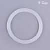 Coffee Rubber Ring Gasket Filter Kit Gasket Seal Silicone Rubber for Moka Pot Espresso Machine Parts