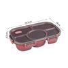 Zhishi Portable 5-Compartment Microwavable Lunch Box