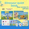 Dinosaur Quiet Book For Toddlers Diy Creative Sticker Educational Toy Gift