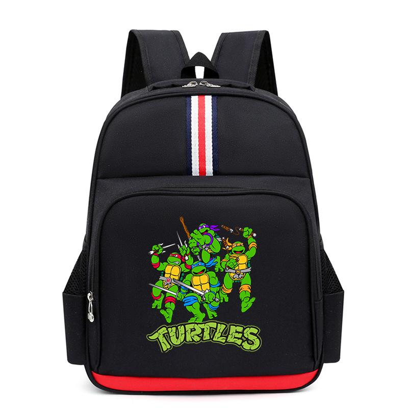 Hot Sale Teenage Mutant Ninja Turtles Cartoon Printed Backpack Elementary and Secondary School Students Outdoor Leisure Large Capacity