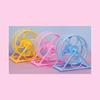 Silent Hamster Running Wheel Anti-Jamming Foot Runner Exercise Toy for Golden Bear Hamsters Small Pet Supplies with Stable Stand