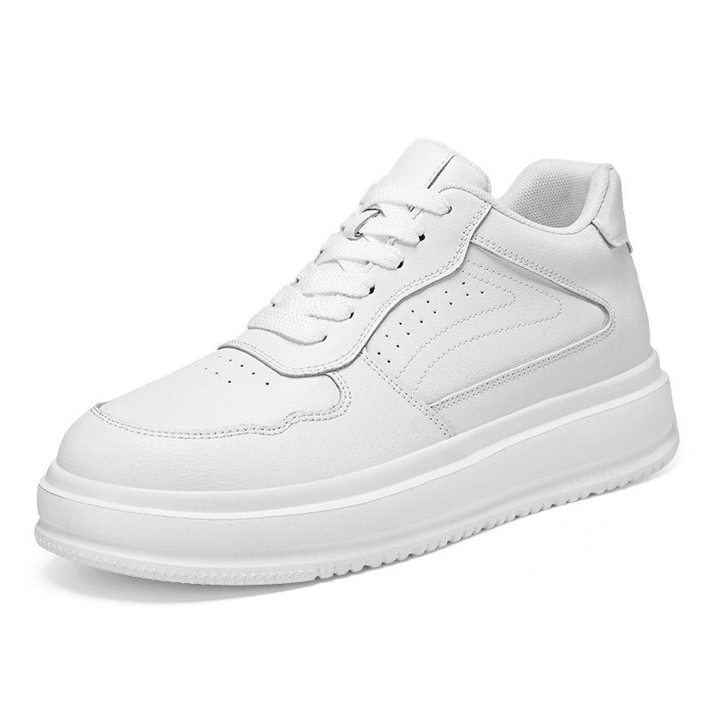 Pár Bot Módní Kožené Neformální Boty Zvyšující Vnitřní Výšku o 8cm 10cm Unisex Tenisky Skateboardové Boty Pánské Tenisky