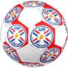 Logo de l'équipe nationale de football du Paraguay Ballon de Football Taille 5, Cousu à la Machine PVC, Durable & Très Rebondissant, Convient à Tous les Âges, Articles de Fan, Matches & Utilisation Extérieure.
