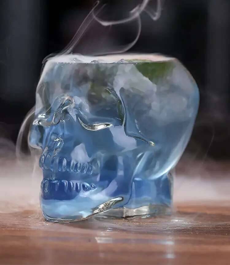Creative Skull Shot Glass Whiskey Party Wine Beer Vaso Coffee Cup Bar Whisky Glass Transparent Glasses Vodka Cups Drinkware