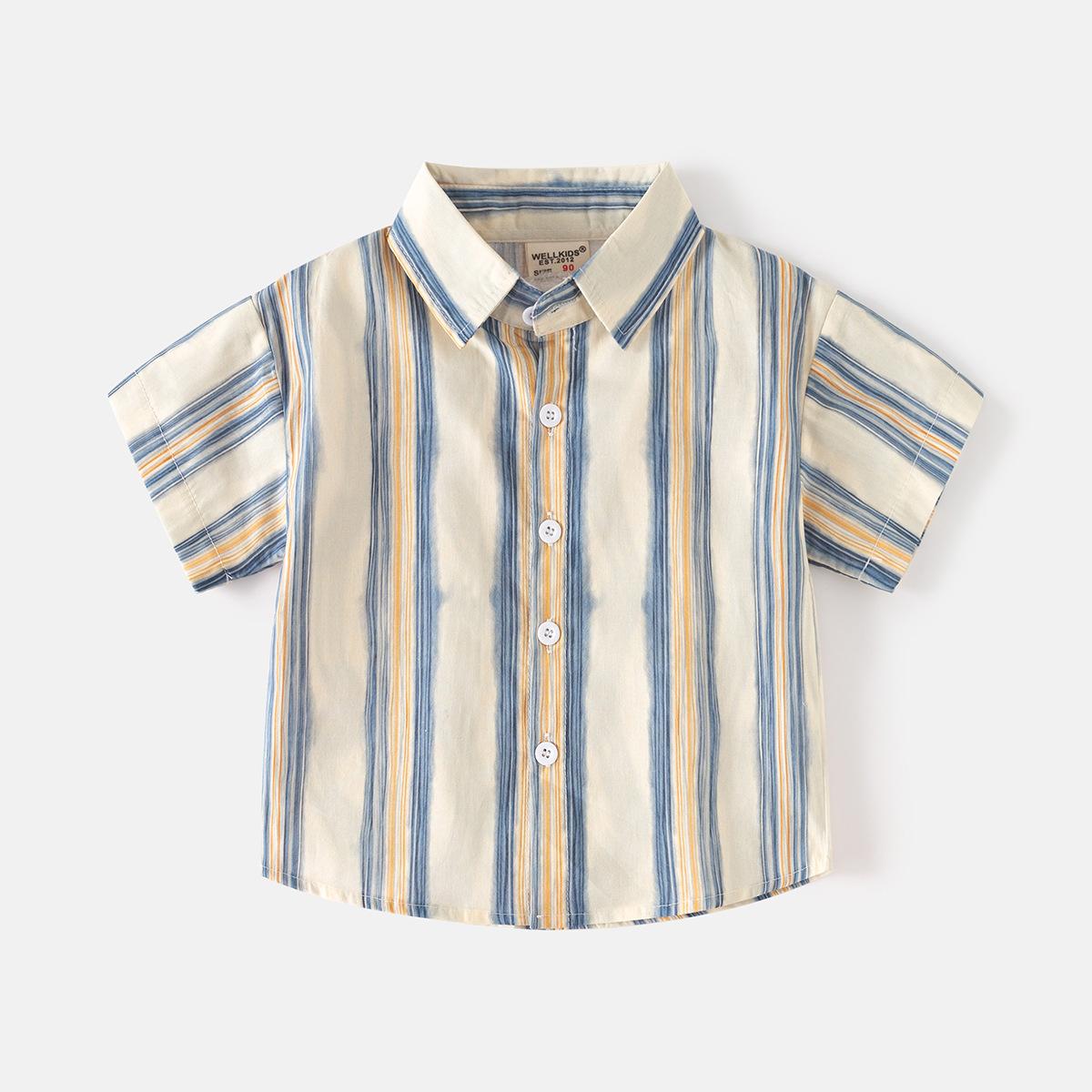 

Детские рубашки с короткими рукавами, летняя мода, мальчики, жареные, уличная печать, иностранный стиль, женская рубашка-сокровище, детская одежда 130cm