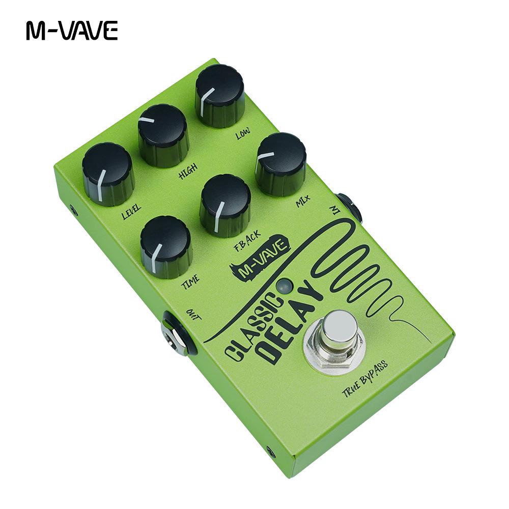 Mini Guitar Pedal: Classic Digital Delay with Built-in Portability