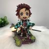 16cm Demon Slayer Anime Figure Sd Kochou Shinobu Action Figure Kimetsu No Yaiba Show Hand Kamado Tanjirou Figurine Doll Toys