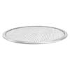 Non Stick Round Pizza Pan with Holes Pizza Tray Heavy Duty Silver Baking Tray for Oven Round Pizza Pan Freezer