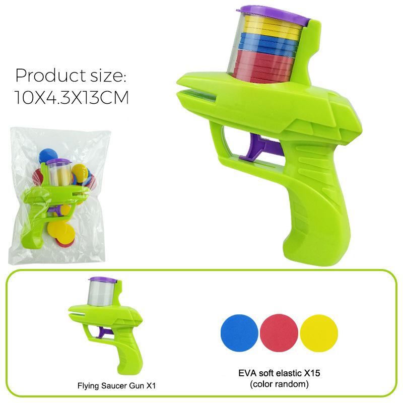 Foam Disc Blaster Toy Lightweight Easy Operate Durable Children Plaything Suitable for Backyard Activities Family Picnics Party Fun