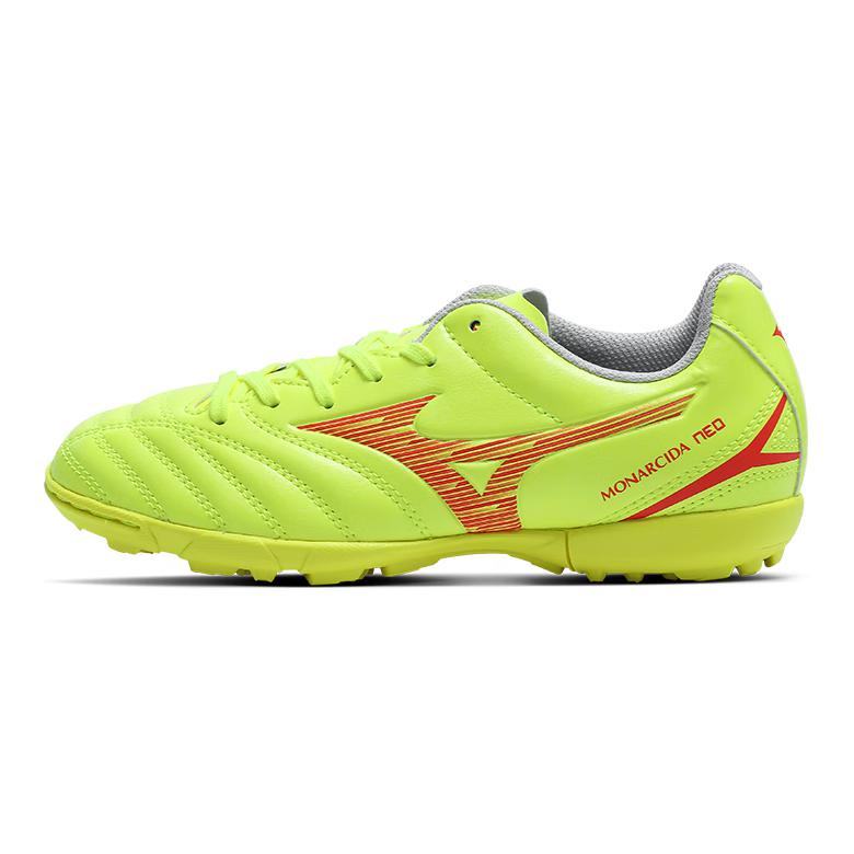 Mizuno Neo III Select Jr AS Artificial Turf Non-Slip Durable Balance Low-Top Kids Soccer Shoes Yellow Kids sneaker P1GE242545