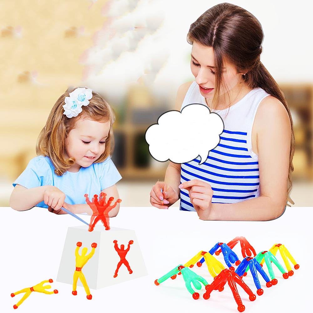 20Pcs Novelty Sticky Wall Climbing Climber Men Kids Boy Birthday Party Favors Supplies Pinata Fillers Treat Bag Goody3 Bag Gifts