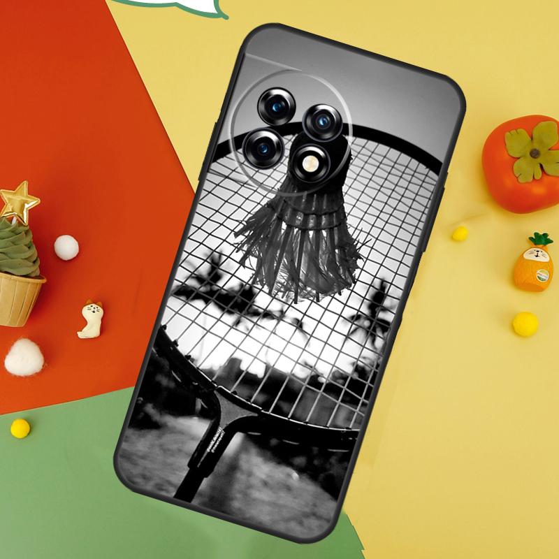 Badminton Sport Back Case For OnePlus 15 13R 13 13T 12 12R 11 10 10T 8T Nord CE 5 2 3 4 Lite N20 N30 Cover