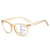 Square Multifocal Progressive Reading Glasses Men Fashion With Diopters Anti-glare Computer Eyeglasses Women UV400