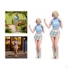 Life-Size Girl Figurine, Colorful Female Character, Fashion Miniature, Skirt And Dress, Doll for DIY
