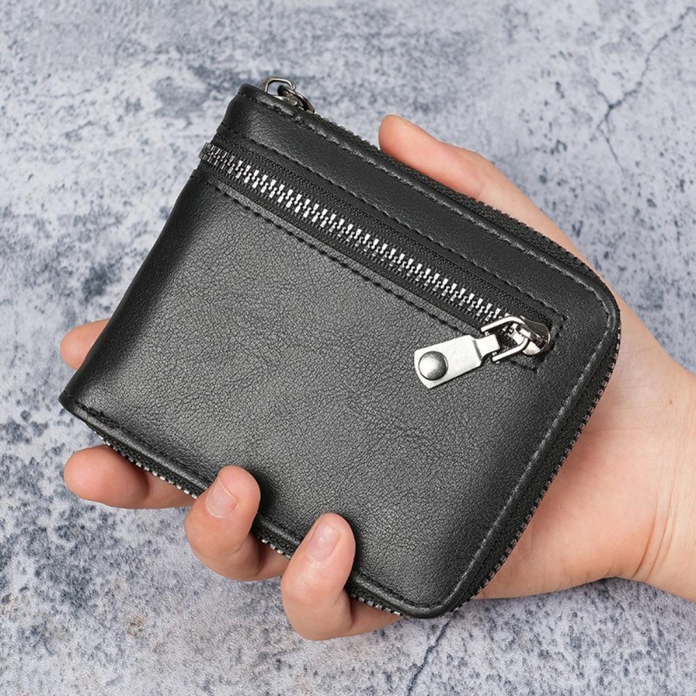 Coin Purses Fold Wallet ID Card Holder Business Purse Fashion Men's Short Wallet  Daily