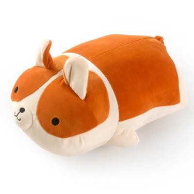 JEMA Gemma Body Pillow Animal Cushion Animal Body Pillow Dog Plush Toy Cute Soft Fluffy Body Pillow Cute Healing Sleeping Companion Gift Welsh Corgi