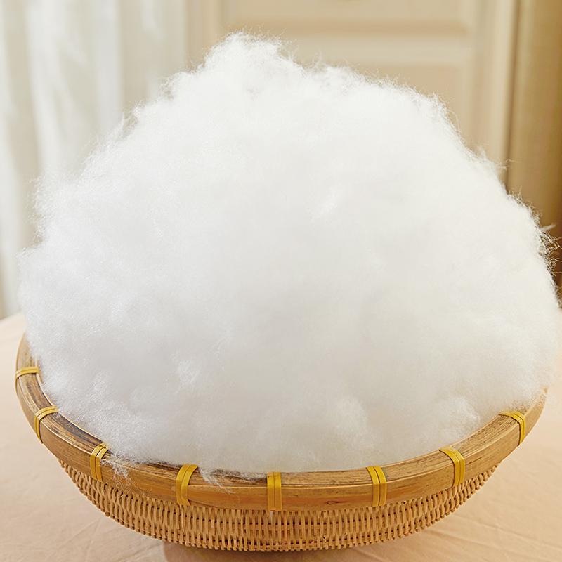 Handmade PP Cotton Pillow Core: Fluffy, High-Elastic Silk Fiber Filling for Cushions and Dolls