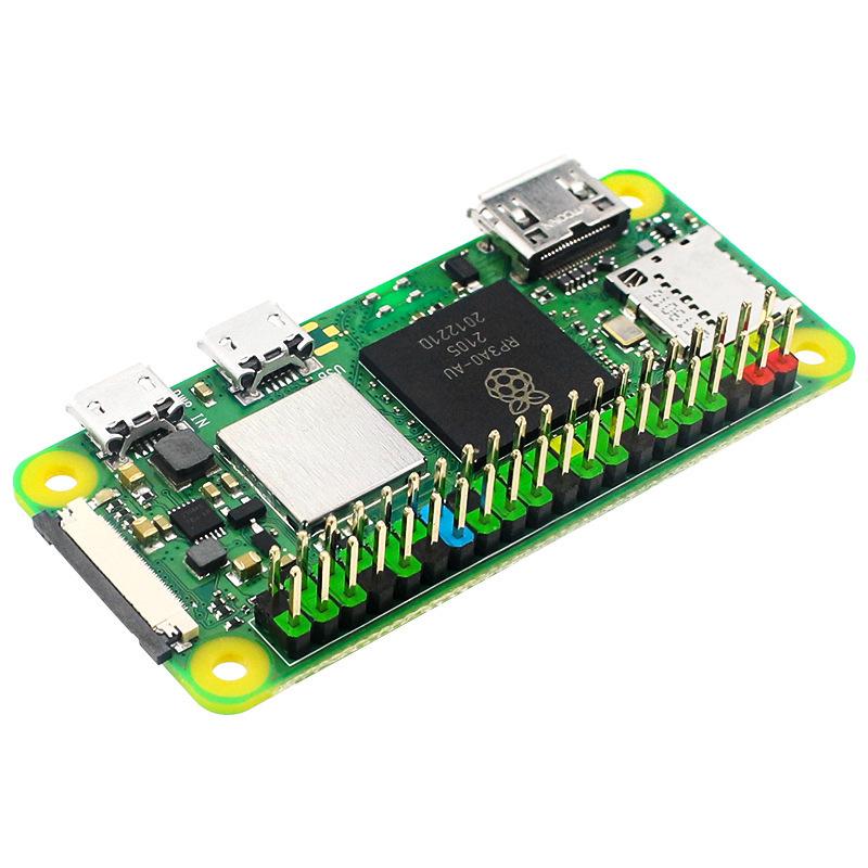 Raspberry Pi 40-Pin zweireihiger Stiftleisten mit vergoldeten farbcodierten GPIO, 2,54mm Raster für Zero 2W.