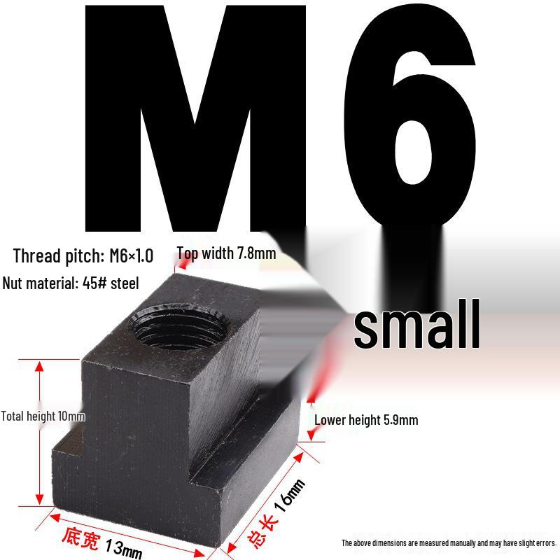 Kangfei 45# Steel T-Nut for M6-M20 Bolts