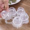 Hard Boil Eggs Without for Shell Egg Poacher Cups Non-stick Egg Dividers Molds 5