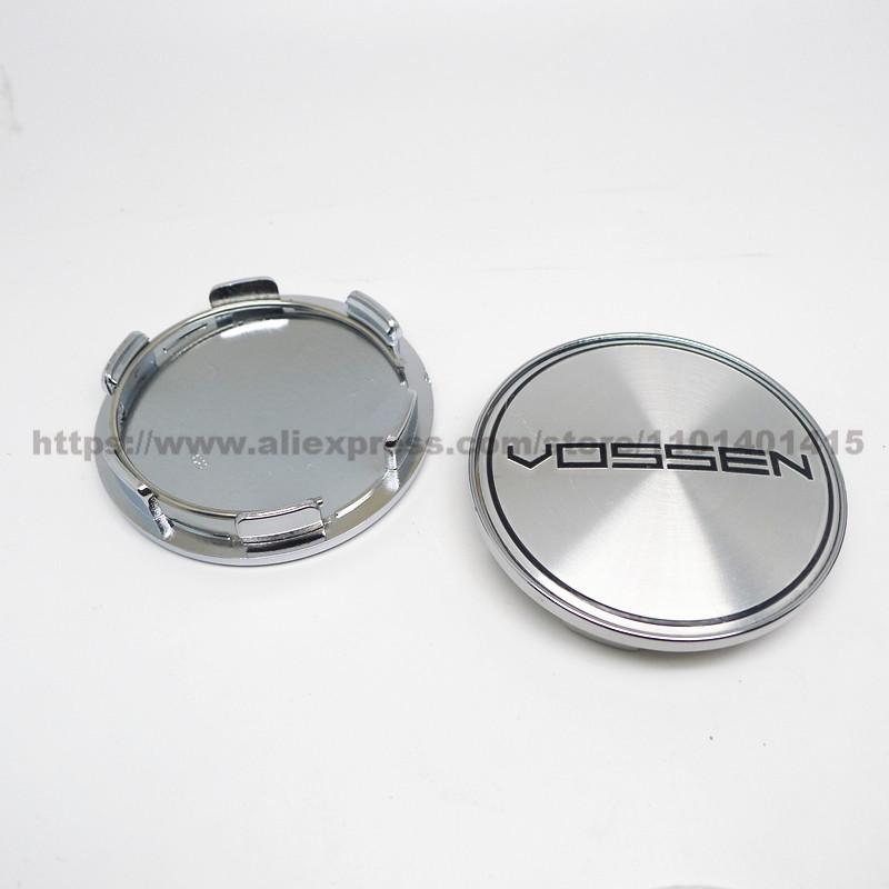 4pcs 68mm 63mm Vossen Wheel Center Cap Hub Car Rims Protective Hubcaps Dust-proof Plastic Cover