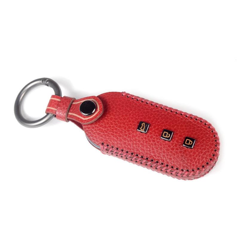 Genuine Cowhide Key Fob Holder for AITO M7/M5/M9 Ultra & Huawei AITO Models