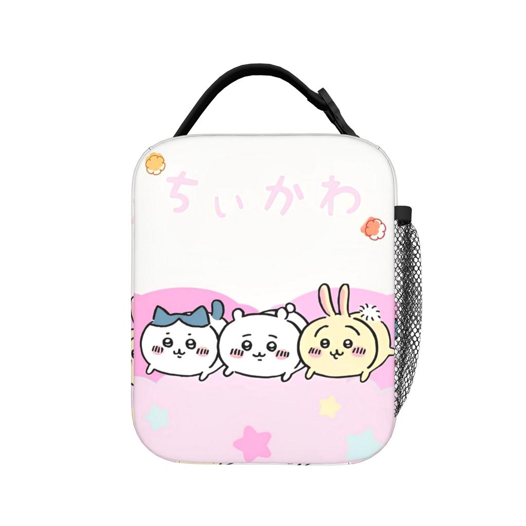 Cute Cartoon Manga Chiikawas Insulated Lunch Bags Leakproof Reusable Cooler Bag Tote Lunch Box Office Picnic Men Women