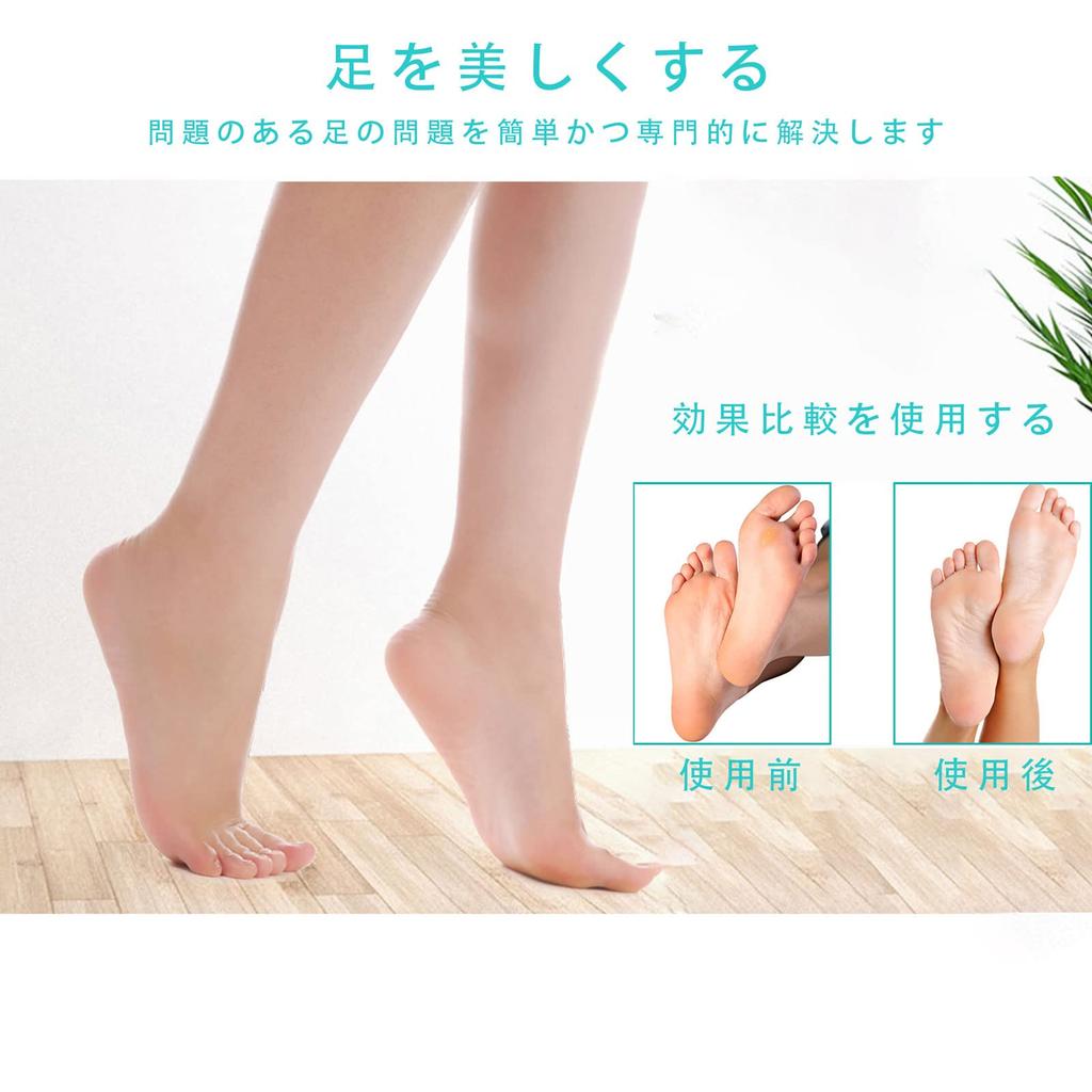 TOUFEIYUAN Beauty Foot Regular Heel Callus Heel File with Handle for Pedicure and Foot Care 120/220 Removal, Double-Sided (Khaki)
