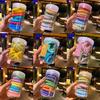 Korean Fashion Colorful Macaron Candy Hair Tie Sweet Ponytail Elastic Rubber Band Women Hair Accessories
