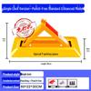 Heavy-Duty Triangle Parking Space Lock - Anti-Collision, Pressure-Resistant Floor Post for Garage