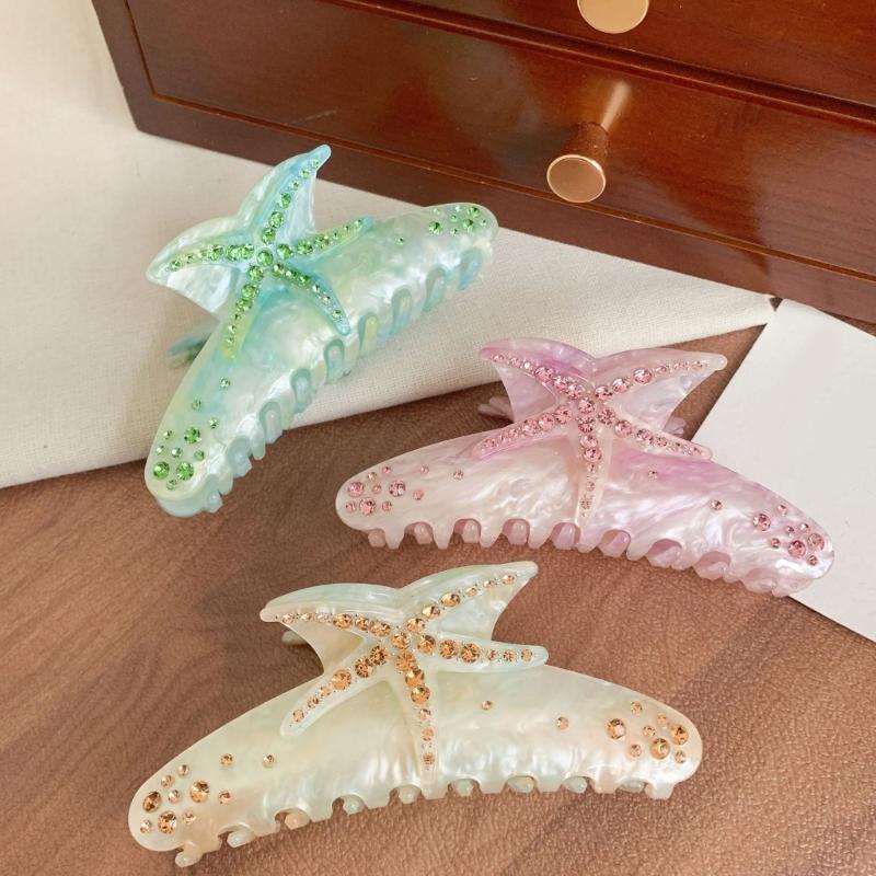 Starfish Hair Clip Hair Claw Thick Claw Clip Hair Style Tool Women Headwear