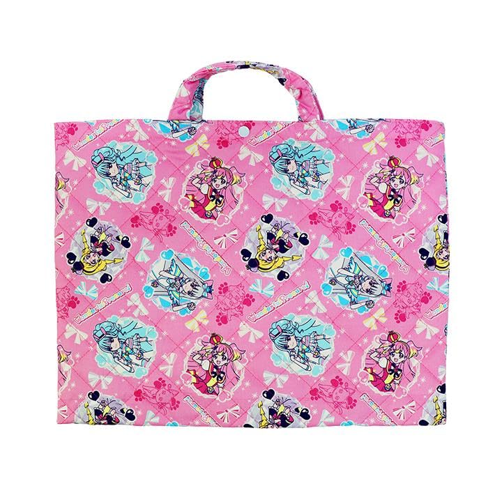 

Hirogaru Sky! PreCure Quilted Lesson Bag, Large, Kids, Blue, QPQ62380