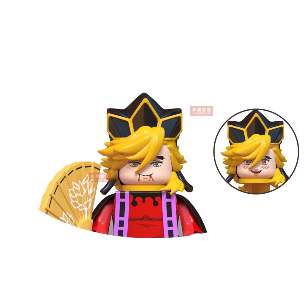 WM Blocks 6116 6137 6138 Demon Slayer Tanjirou Nezuko Inosuke Zenitsu Giyuu Rengoku Uzui Tengen Anime Bricks Building Blocks