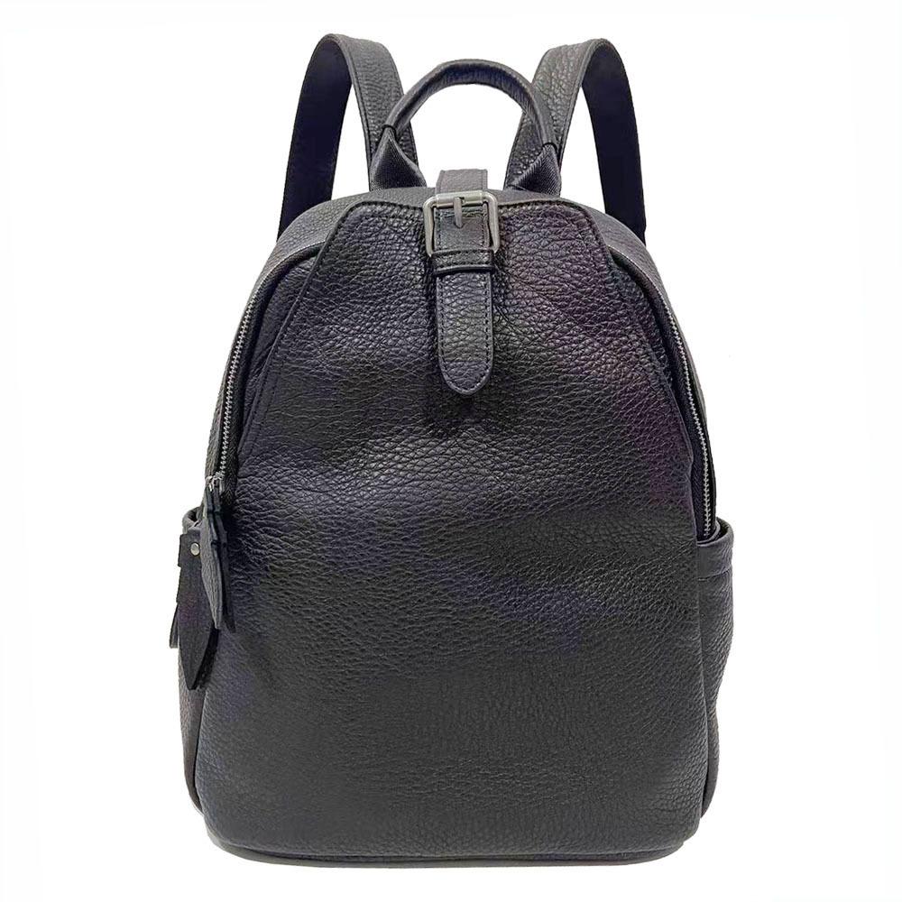 Leather Women'S Backpack First Layer Cowhide Fashion Versatile High Sense Niche Backpack