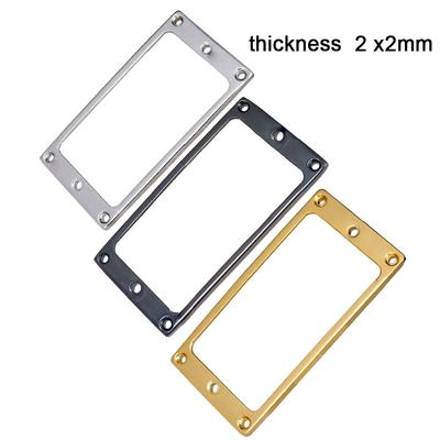 2 Pièces Cadre de Micro 2mmx2mm 9*6*3cm Humbucker Électrique