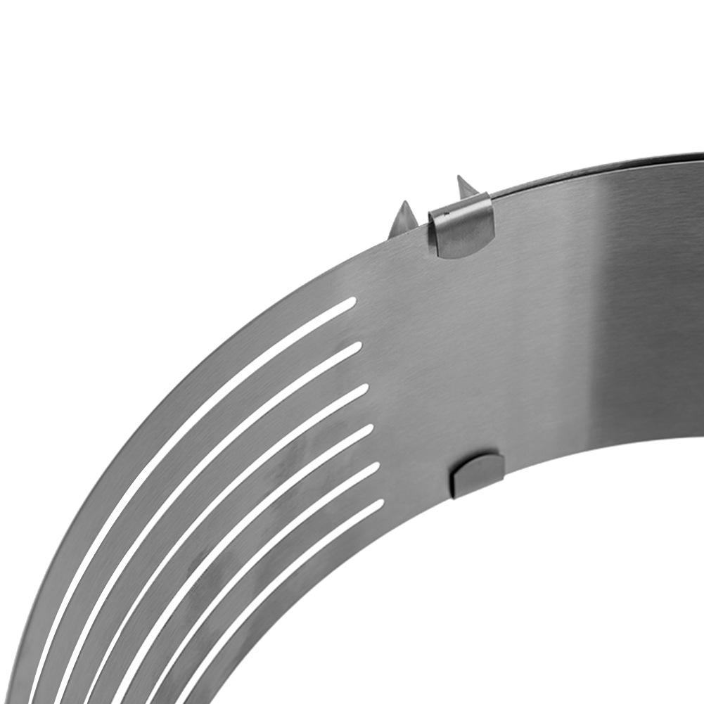 Obręcz opaska do krojenia biszkoptu regulowana stalowa 24-30cm ORION 120039