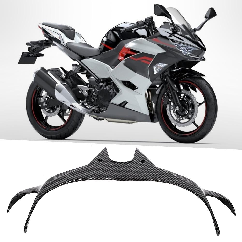 Carbon Fiber Style Front Fairing Aerodynamic Wing Cover Fits for 250 400 18‑20